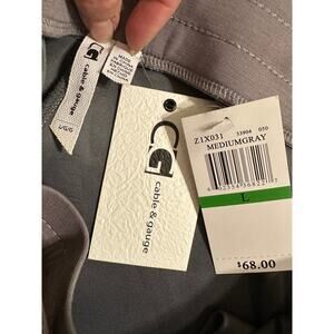 Cable and Guage Womens Cargo Jogger Sweatpants Drawstring Size Large NWT